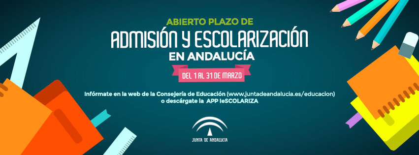 Admision y escolarizacion en Andalucia
