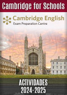 Cambridge for Schools - actividades 2024-2025